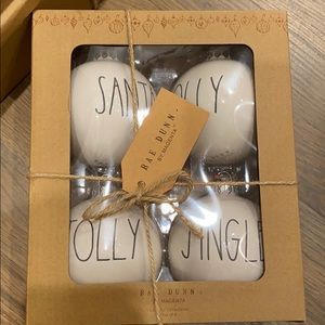 Rae Dunn ceramic ornaments